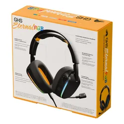 Słuchawki GLORIOUS GHS Eternal RGB GLO-A-2PC-BLK Nauszne