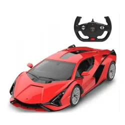 Duży samochód zdalnie sterowany COIL RC Lamborghini SIAN otwierane drzwi światła czerwony