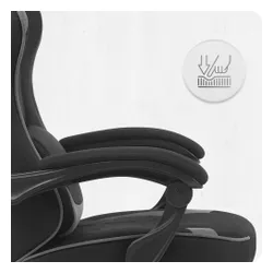 Fotel CABRO C504 Czarno-szary