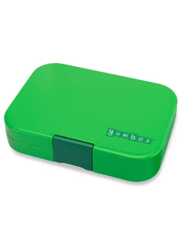 Szczelna średnia śniadaniówka Yumbox Original - jurassic green / funny monsters