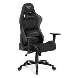 Fotel GAMVIS Phantom Large Czarny (białe elementy)