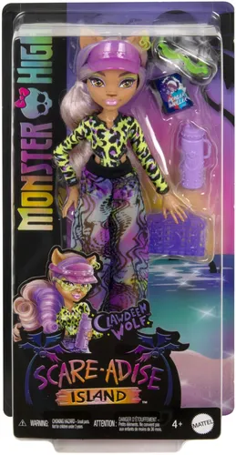 Lalka MONSTER HIGH Wyspa Straszy-raj Clawdeen Wolf HRP67