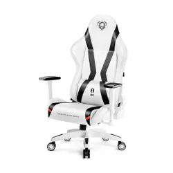 Fotel Diablo Chairs X-Horn 2.0 King Size Gamingowy do 180kg Skóra ECO Biało-czarny