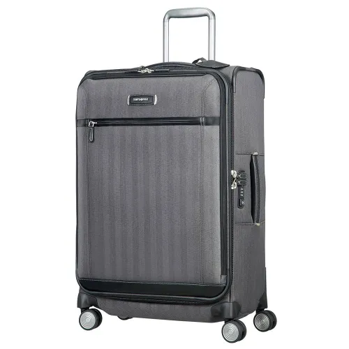 Walizka średnia poszerzana Lite DLX Samsonite - eclipse grey