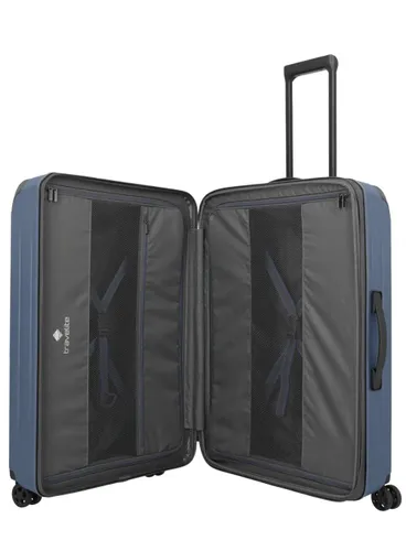Walizka duża poszerzana Travelite Dynamiic EXP - denim blue