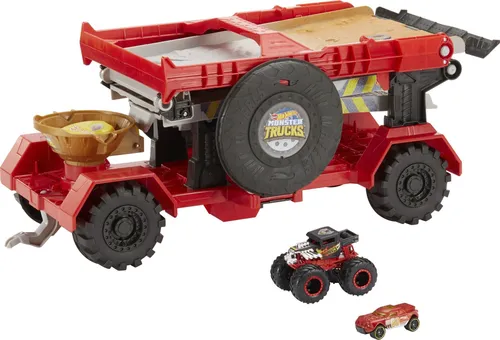 Hot Wheels Wyrzutnia Monster Trucks Mega naczepa (GFR15)