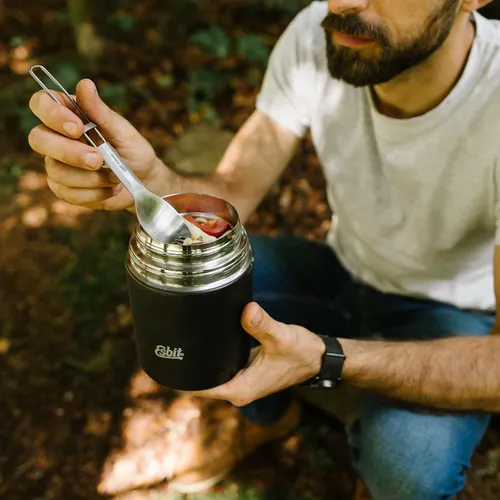 Termos na żywność Esbit Stainless Steel Food Jug 500 ml black