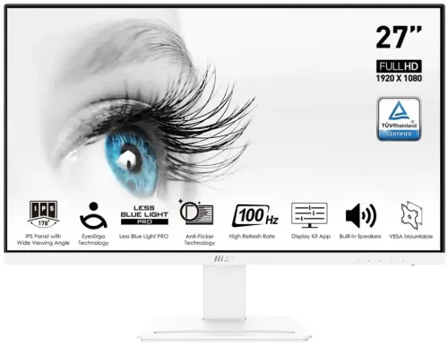 Monitor MSI PRO MP273AW 27" Full HD IPS 100Hz 1ms MPRT