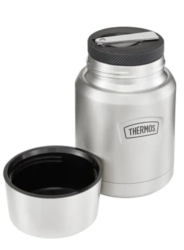 Termos obiadowy z łyżką Thermos Icon Food Jar 0,47 l - matte stainless steel