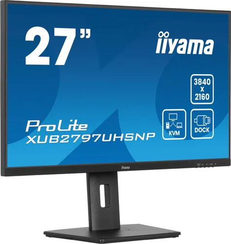 Monitor IIYAMA ProLite XUB2797UHSNP-B1 27" 3840x2160px IPS 4 ms [GTG] + Norton Small Business