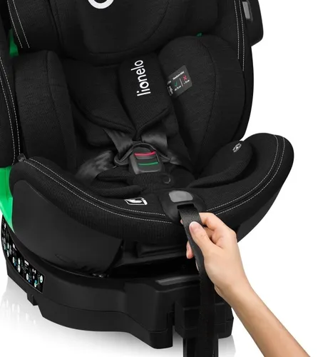 Fotelik samochodowy LIONELO Harmony i-Size 40-150 cm (0-36 kg) Czarny