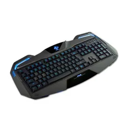 Klawiatura membranowa E-BLUE Auroza Gaming czarna Czarny