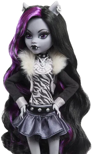 Lalka MONSTER HIGH Reel Drama Straszny Seans Clawdeen Wolf HKN28
