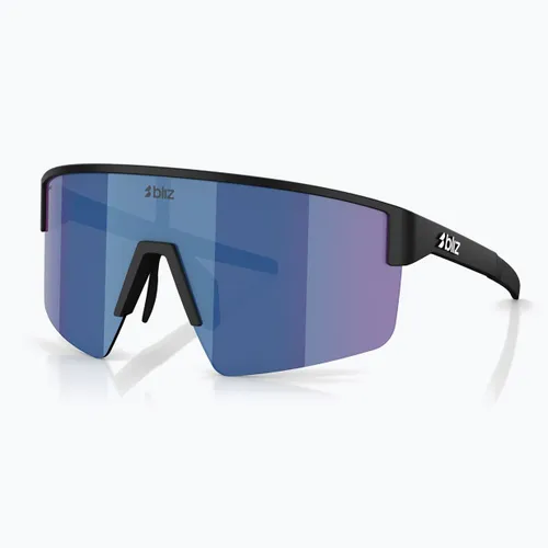 Okulary przeciwsłoneczne Bliz P004 Small matte black/grey blue mirror