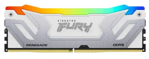 Pamięć RAM Kingston FURY Renegade RGB DDR5 24GB 8400 CL40 Biało-srebrny