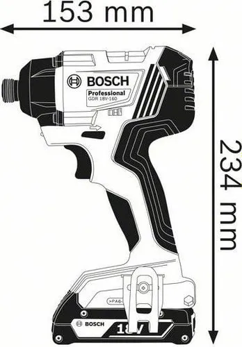 Bosch GDR 180 18 V Tornavida