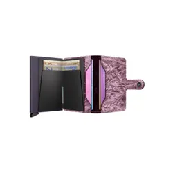 Secrid kompaktowy portfel z RFID Miniwallet Crunch - pink