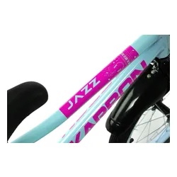 Rower dziecięcy KARBON Jazz 16 cali dla dziewczynki Miętowy