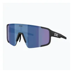 Okulary przeciwsłoneczne Bliz P003 Small matte black/grey blue mirror