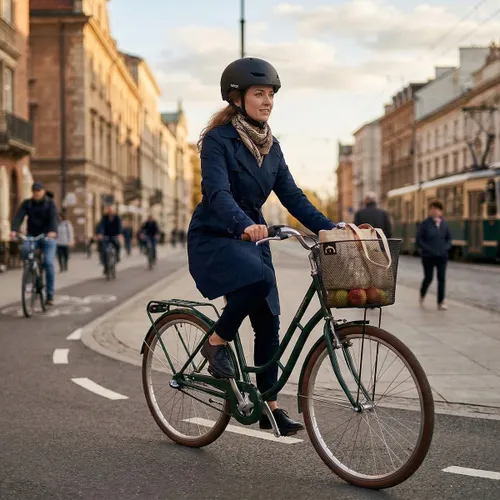 Kask rowerowy VAYOX Street VA0423BMM Czarny Miejski z lampką (rozmiar M)