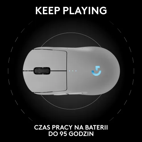 Myszka gamingowa Logitech G Pro 2 Lightspeed Biały