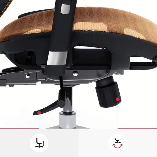 Fotel DIABLO CHAIRS V-Basic Czarno-pomarańczowy