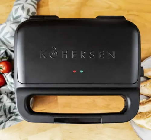 Opiekacz Kohersen Black Matt NX Ceramic 3w1 Max Trójkąty Gofry Panini 850W