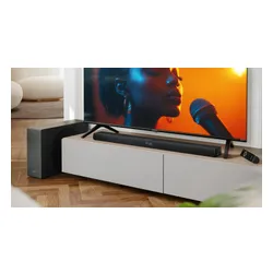 Soundbar SHARP HT-SBW320 Czarny 2.1-kanałowy, Bezprzewodowy Subwoofer, HDMI eARC, Dolby Atmos, Bluetooth, Korektor EQ