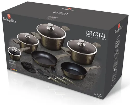 Zestaw garnków BERLINGER HAUS Crystal Collection BH 7167 (15 elementów)
