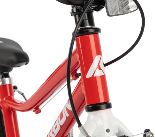 Rower dziecięcy KARBON Superlight Automatic 18 cali dla chłopca Czerwony