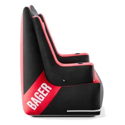 Fotel DIABLO CHAIRS X-Bager Czarno-Czerwony