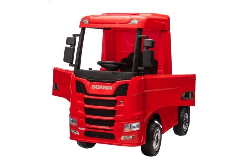Ciężarówka Na Akumulator Auto Dla Dziecka Scania 500R Lakier 4X4 Skóra LED Eva