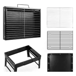 Grill węglowy EXTRALINK GL-640 Turystyczny 35 x 27 cm