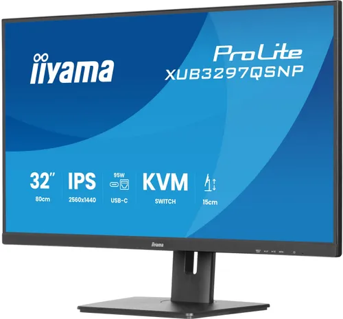 Monitor IIYAMA ProLite XUB3297QSNP-B1 32" 2560x1440px IPS 100Hz 1 ms [MPRT] + Norton Small Business