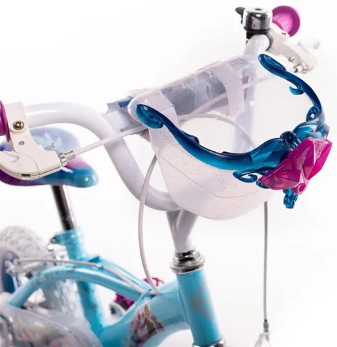 Rower dziecięcy HUFFY Disney Kraina Lodu 12 cali dla dziewczynki Niebieski