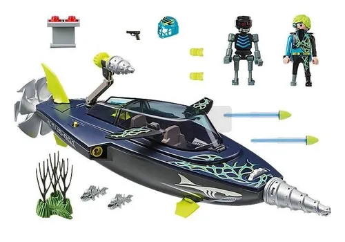 Playmobil 70005 Team Shark Niszczyciel wiertniczy