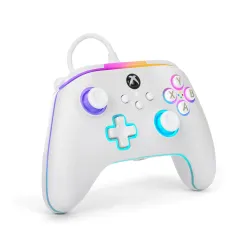 Pad PowerA Advantage Wired Controller Lumectra White do Xbox Series X/S, Xbox One, PC Przewodowy