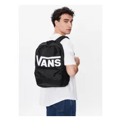 Vans vechi Skool picătură Rucsac VN0A5KHPY281 Negru / alb