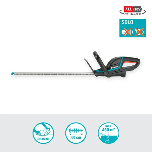 Nożyce akumulatorowe do żywopłotu GARDENA EasyCut 40/18V P4A (bez akumulatora) 14733-55