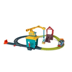 Fisher Price Zestaw torów Tomek&Przyjaciele Dźwig Karolcia + Sandy