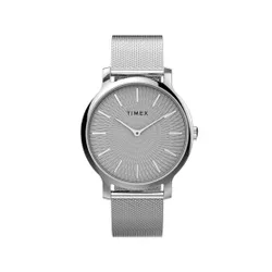 Часы Timex Transcend 34mm Mesh TW2V92900 Silver