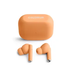 Słuchawki bezprzewodowe Colorum CTWS-02 Fuzz Dokanałowe Bluetooth 5.3 Brzoskwiniowy