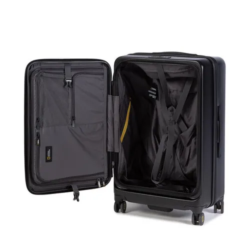 Средний жесткий чемодан National Geographic Lodge N165HA.60.06 Black