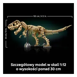 LEGO 76968 Jurassic World Szkielety dinozaurów: tyranozaur