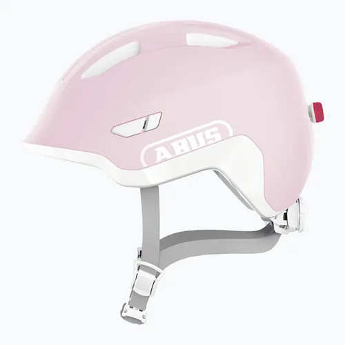Kask rowerowy dziecięcy ABUS Smiley 3.0 ACE LED pure rose