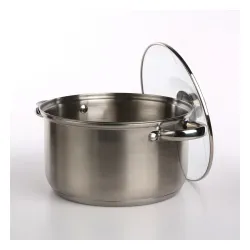 Garnek ze stali nierdzewnej z pokrywką FABIO 4,7 l