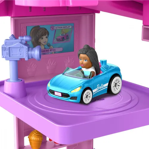 Hot Wheels Tor wyścigowy Racer Verse Barbie Spiral Race