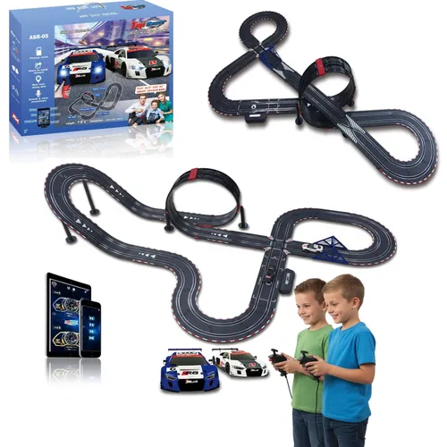 Tor wyścigowy samochodowy COIL zestaw mega tory skala 1:43 7.5m licencja AUDI