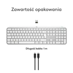 Klawiatura membranowa Logitech MX Keys S dla Mac Szary