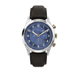 Timex Waterbury Kronograf Saati TW2V28600 Kahverengi / Gümüş